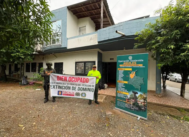 Durante la investigación se estableció que algunos de los inmuebles eran utilizados como lugares de descanso por este integrante de la estructura criminal y su núcleo familiar. Foto: Cortesía