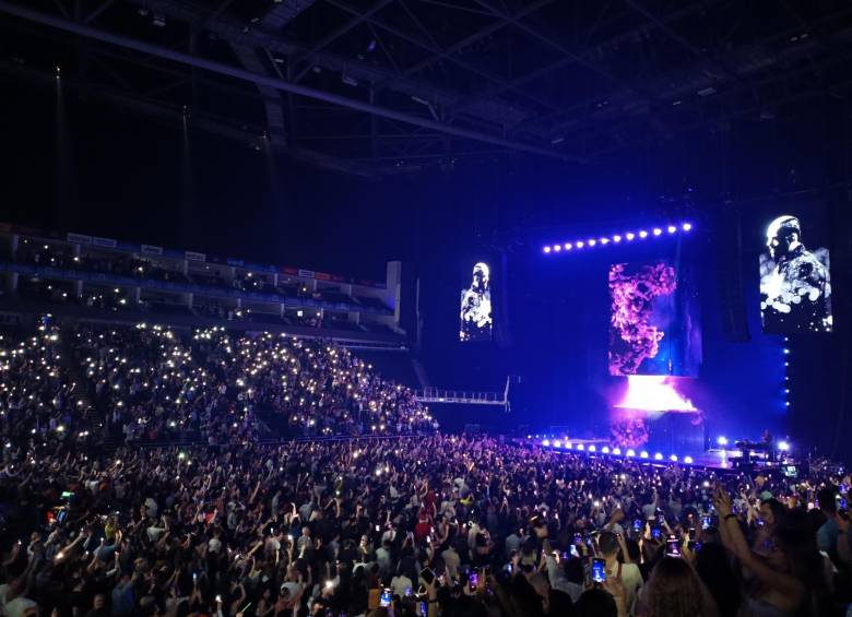 The O2 Arena, la segunda arena cubierta más grande de Reino Unido, fue el escenario del concierto. FOTO Claudia Arango