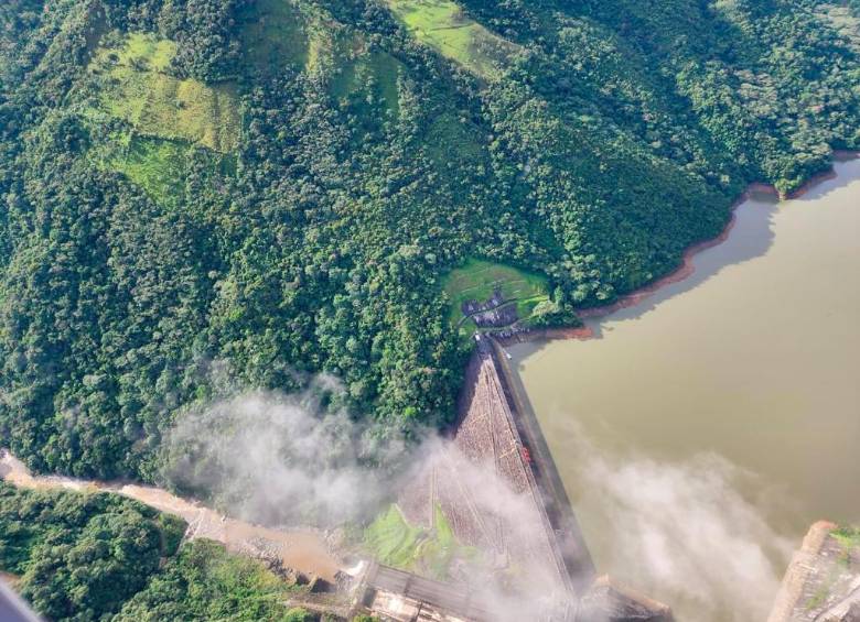 Vista aérea del proyecto Porce III. Foto: Cortesía EPM. 