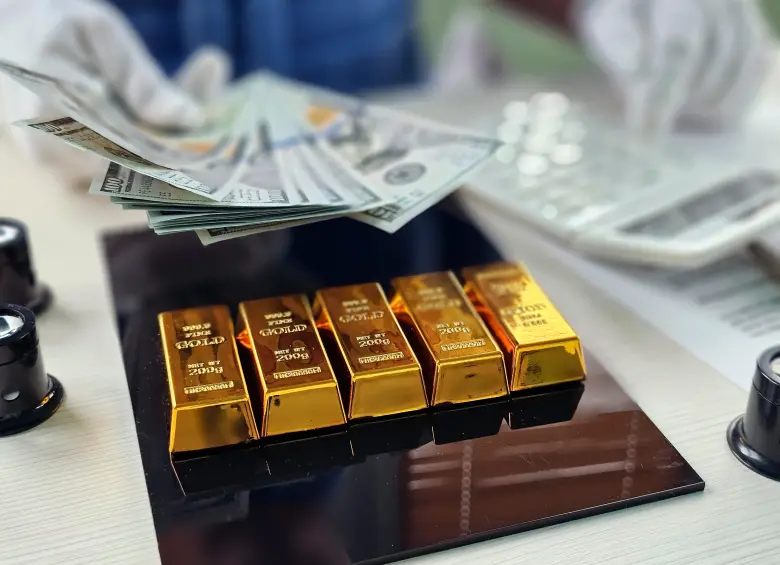 El oro alcanza los 4.000 dólares. FOTO: Getty