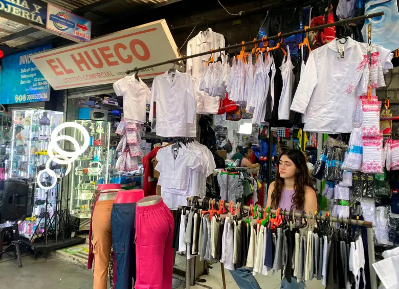En el sector conocido como El Hueco hay unos 17.000 negocios. FOTO CAMILO SUÁREZ. 