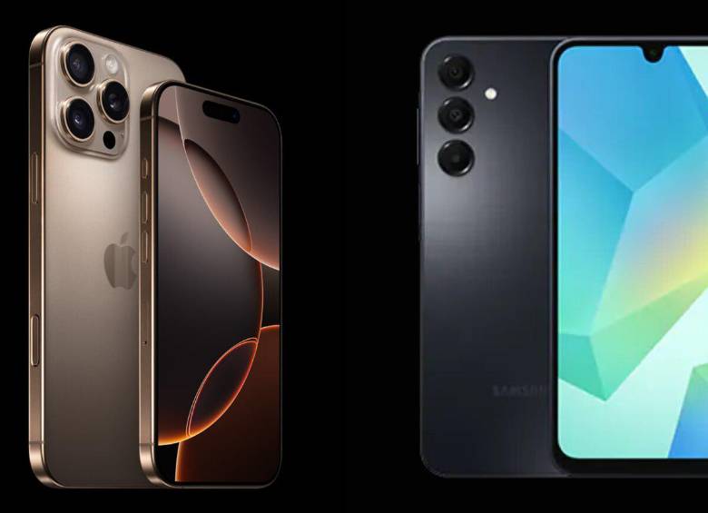 Apple y Samsung se repartieron los diez primeros puestos del ranking mundial de celulares más vendidos en el segundo trimestre del año. FOTO: Cortesía.
