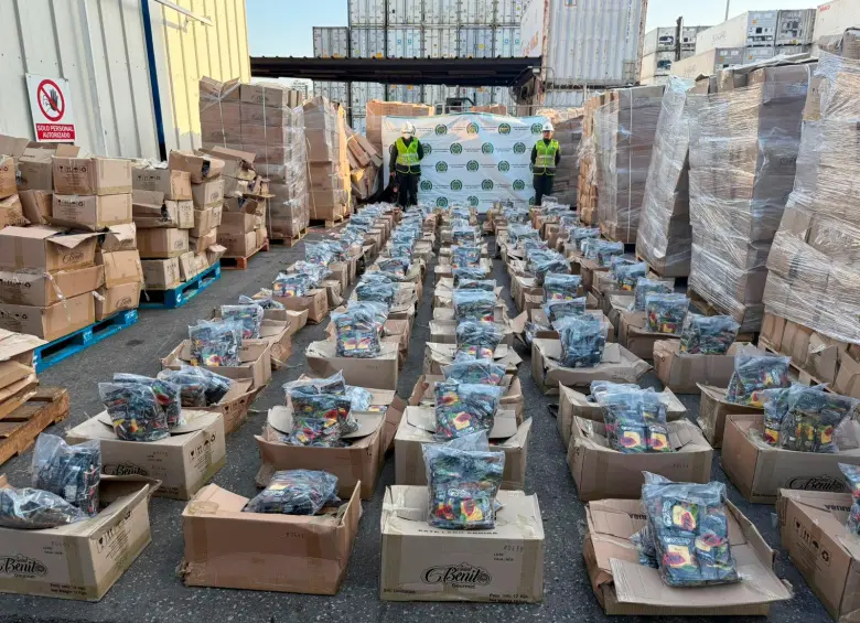 En estas bolsas de condimentos alimenticios estaba oculta la cocaína. FOTO: CORTESÍA DE POLICÍA.