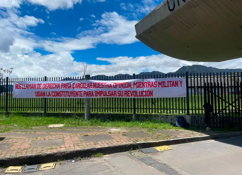 “Muerte al facho”: Denuncian amenazas en la U. Nacional durante “constituyente universitaria”