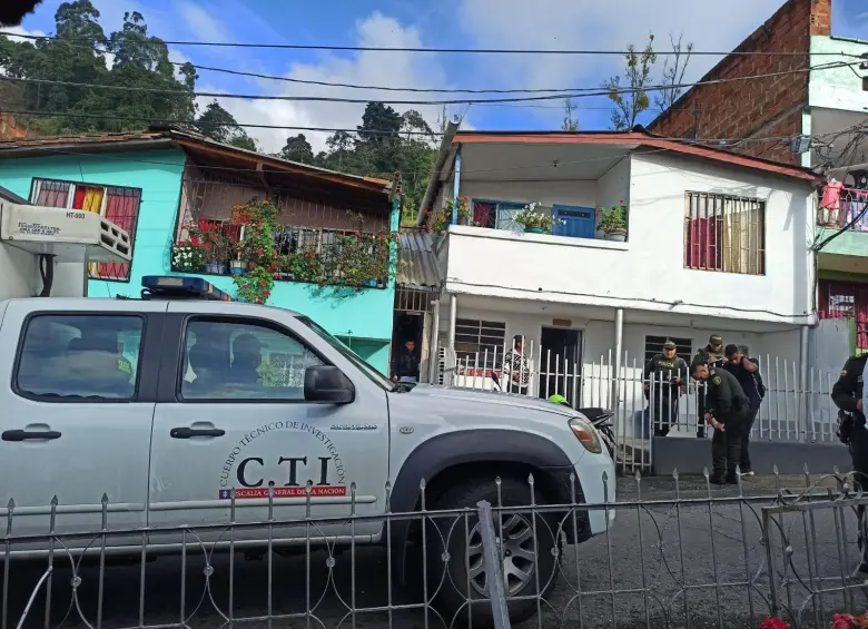 Imagen de referencia de un levantamiento hecho por el CTI de la Fiscalía. Foto: EL COLOMBIANO