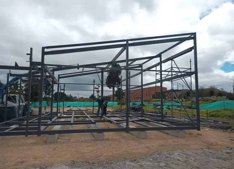 Imagen de las obras en Suba, en Bogotá. Foto: cortesía