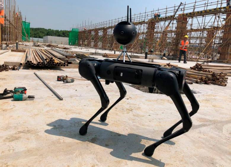 Max es un perro robot fabricado por la empresa china Unitree. FOTO cortesía