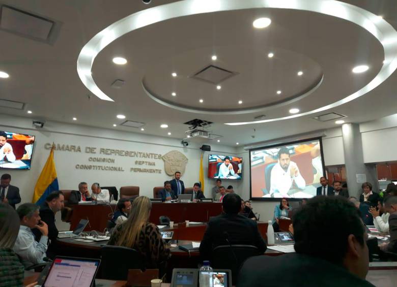 Este martes se votan varios de los artículos de la Reforma a la Salud en la Comisión Séptima de la Cámara de Representantes. FOTO: EL COLOMBIANO