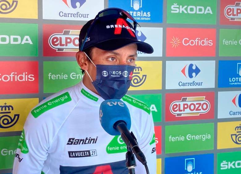 “En mi posición, no tengo nada que perder. Me da lo mismo ser quinto que décimo en la general”, afirmó el Egan Bernal. Foto: Vuelta a España.