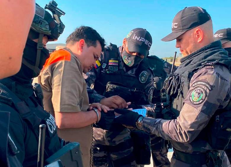 Digno Palomino, uno de los jefes del grupo “Los Pepes”, fue trasladado a la cárcel de Cómbita, Boyacá. Foto: POLICÍA