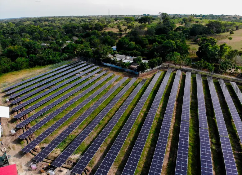 Las minigranjas solares permiten generar energía cerca del consumo, reduciendo pérdidas y mejorando la eficiencia del sistema eléctrico en Colombia. FOTO Cortesía