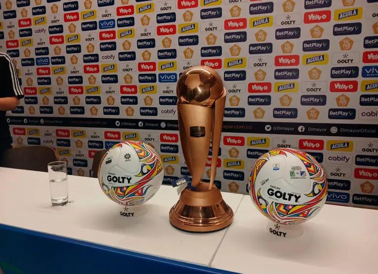 El trofeo de la Copa Betplay. FOTO: Redes sociales