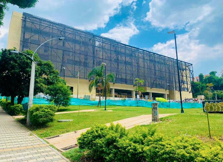 Esta foto corresponde al estado actual de construcción de la escuela de artes Débora Arango: FOTO: ALCALDÍA DE ENVIGADO