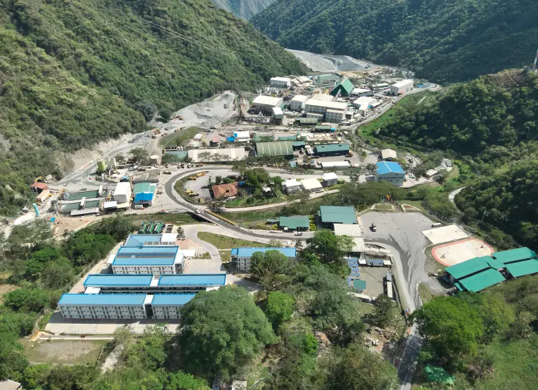 El año pasado la mina Buriticá produjo 10 toneladas de oro. FOTO cortesía Zijin-Continental Gold