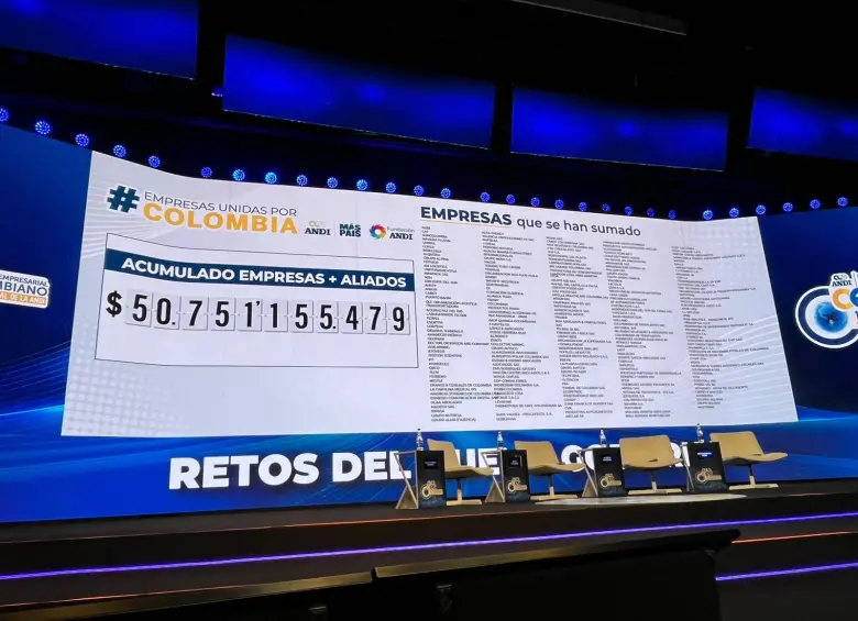 La campaña Empresas Unidas por Colombia continúa abierta a nuevas donaciones de empresas y ciudadanos, según informó la Andi. FOTO: Andi.