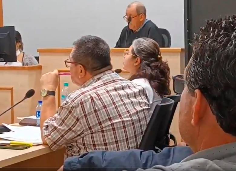 La audiencia se extendió durante todo este martes en el juzgado promiscuo de Jericó. IMAGEN CAPTADA DE VIDEO