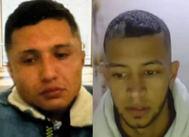 Jhorman David Mora Silva, alias Caleño, y Cristian Camilo González Ardila, dos nuevos condenados en caso Miguel Uribe. Fotos: tomadas de video