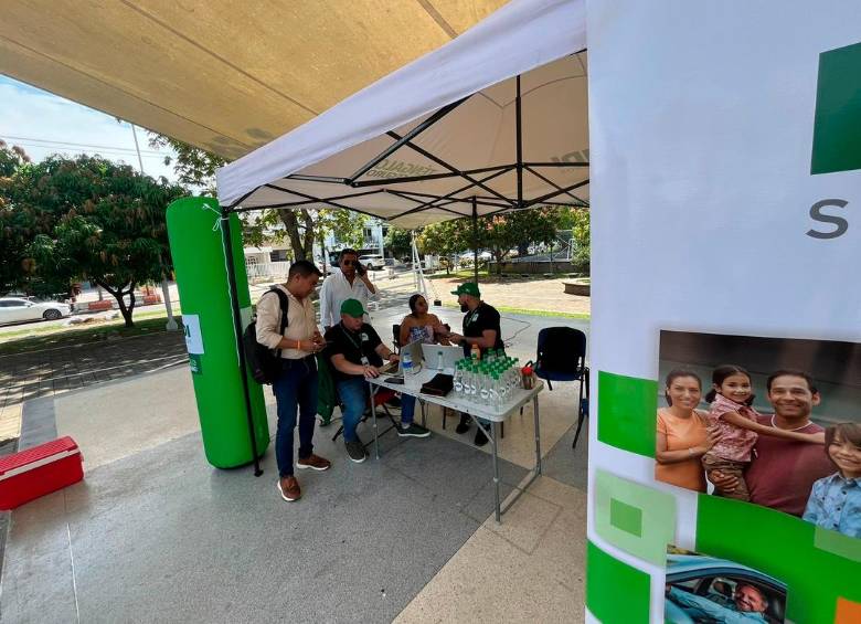 HDI Seguros instaló punto de atención en Montería y atiende siniestros por $2.230 millones. FOTO cortesía HDI Seguros