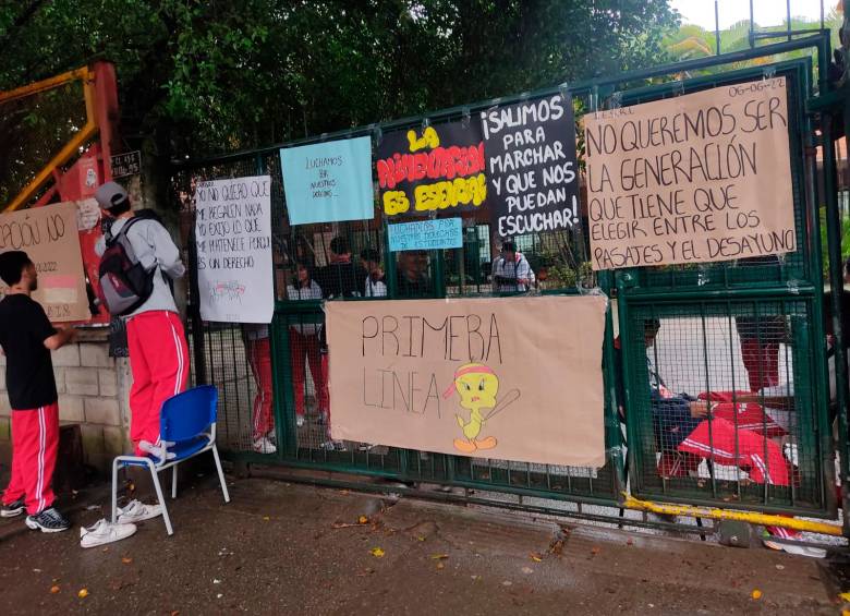 La protesta pacífica comenzó este lunes 6 de junio. FOTO: CORTESÍA