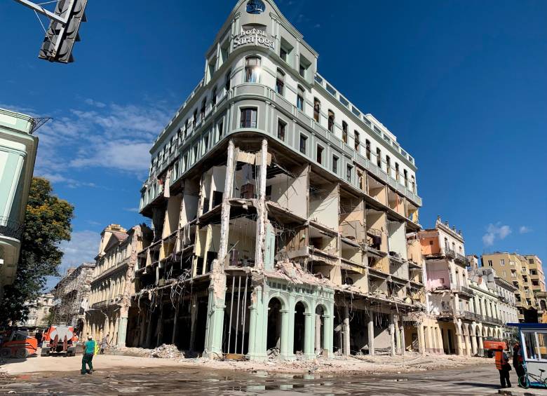 El hotel Saratoga es uno de los edificios más emblemáticos del corazón histórico de La Habana. FOTO EFE