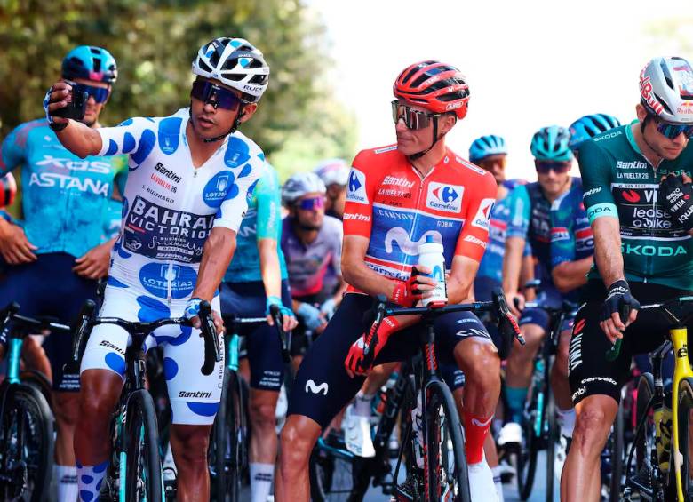 Santiago Buitrago (izquierda) y Enric Mas, dos de los grandes protagonistas de la Vuelta a España-2026. FOTO GETTY