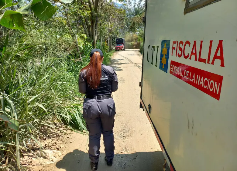 Imagen de referencia del hallazgo de partes humana en Antioquia. Foto: Mauricio Andrés Palacio Betancur.