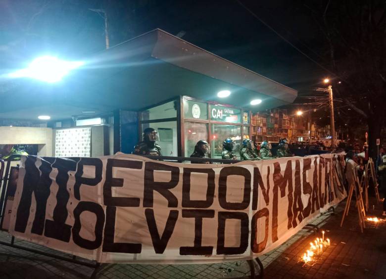 Velatón por la memoria de Angie Alejandra Rodríguez el pasado 27 de mayo. FOTO X @RichieboyPrieto