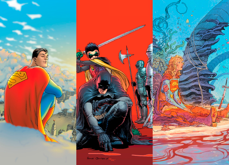 Superman, Batman (el de la Liga) y Supergirl, son algunos de los personajes que harán parte de este nuevo universo. FOTO: CORTESÍA