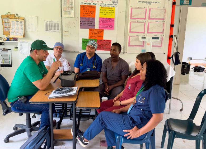 El programa Contigo Antioquia avanza en la capacitación del personal médico de los municipios más apartados del departamento para acceder a los servicios especializados de telesalud. FOTO cortesía