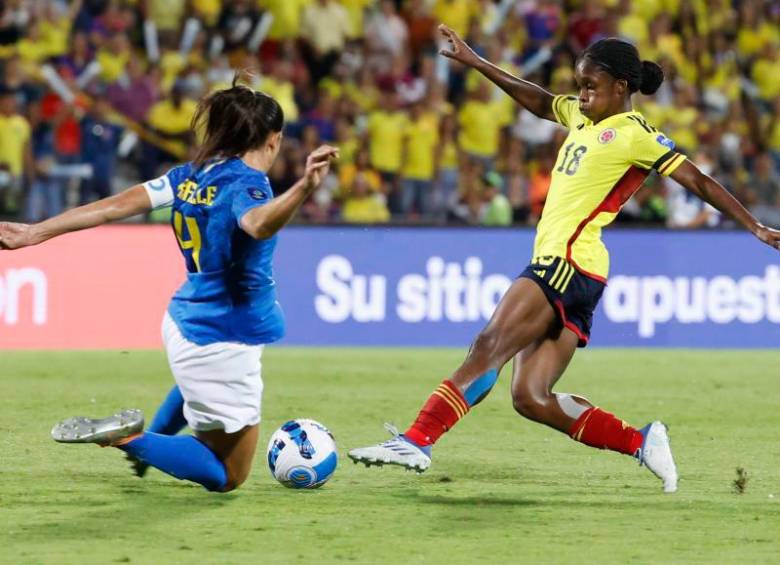 Colombia y Brasil disputaron su paso a la semifinal del Mundial sub-20. FOTO EFE