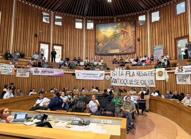 Este sábado se realiza el segundo y último debate para aprobar el proyecto de ordenanza 04. FOTO: Cortesía Asamblea de Antioquia