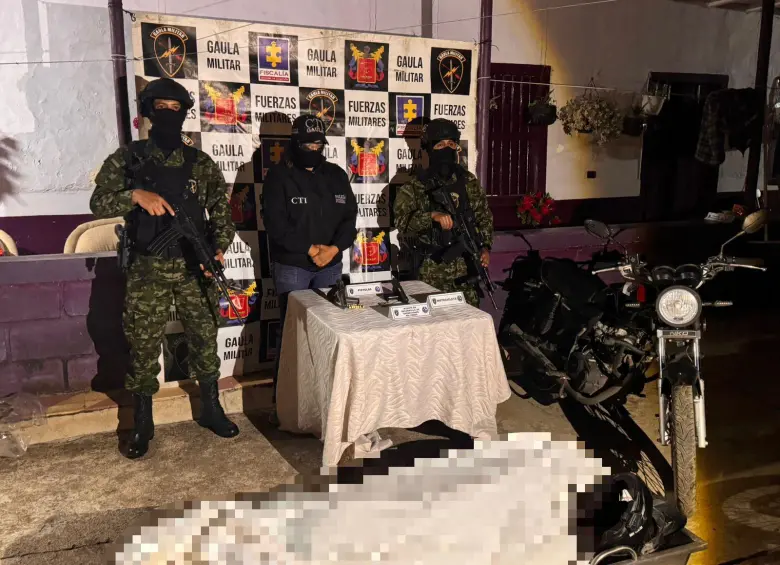 Tropas del Gaula Militar realizaron varios operativos contra la extorsión en el Oriente antioqueño que acabaron con un muerto y un capturado en La Unión, Antioquia. FOTO: CORTESÍA EJÉRCITO NACIONAL