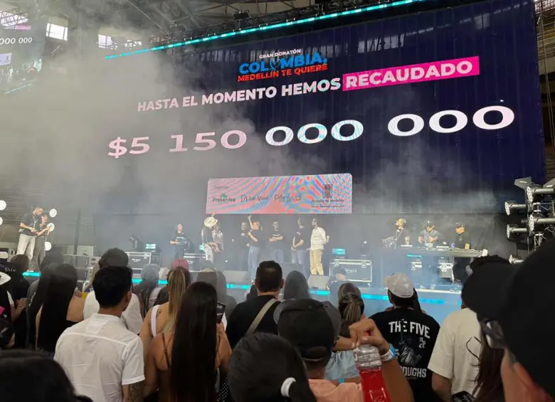 Los valores de las entradas al concierto benéfico estaban entre los $60.000 y $140.000. Todo el dinero recaudado va dirigido a las personas afectadas. Foto: Cortesía. 