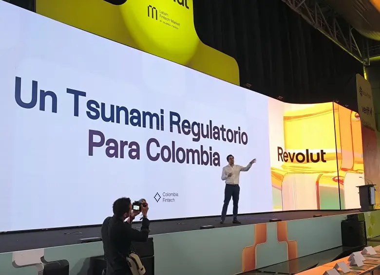 Gabriel Santos, presidente de Colombia Fintech. FOTO: El Colombiano.