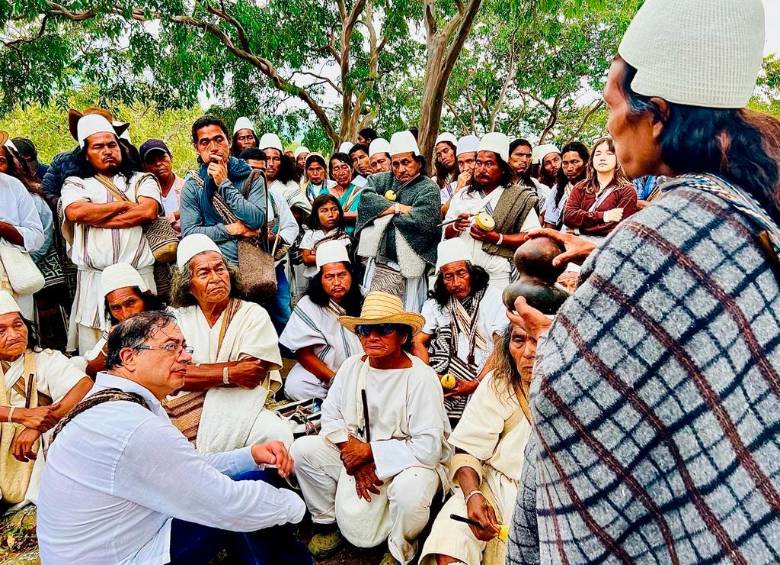Gustavo Petro afirmó que su gobierno velará por cuidar la naturaleza y la diversidad. FOTO CORTESÍA 