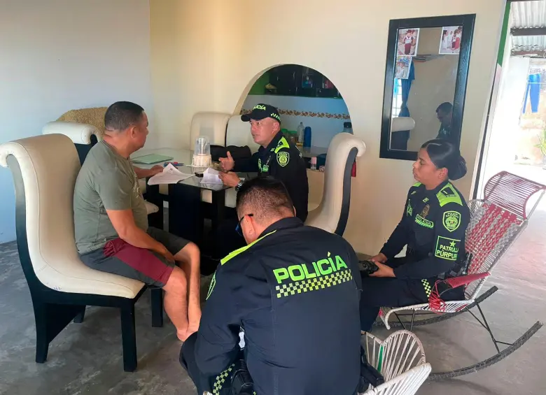 Luis Alberto Suárez ya fue visitado por miembros de la Policía de Córdoba, para coordinar lo relativo a su protección. FOTO: CORTESÍA.