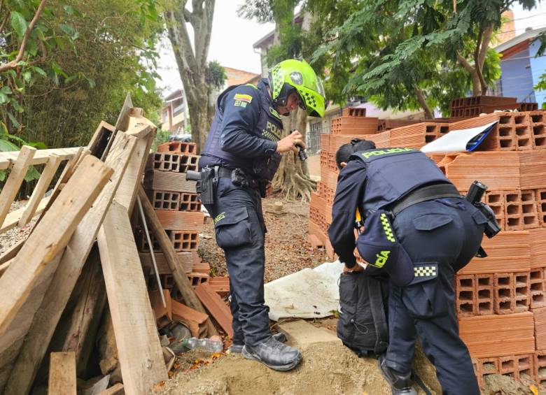 Las autoridades sellaron 10 edificaciones irregulares en el sector El Mirador, ubicado en el barrio Niquía del municipio de Bello.. Foto Cortesía