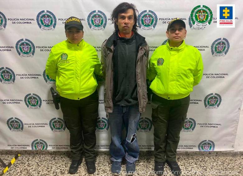 El hombre fue capturado en la tarde del sábado. FOTO: CORTESÍA