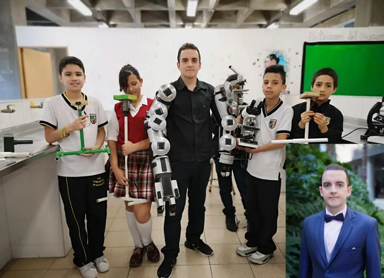 Alexánder Echeverri: único docente colombiano finalista del premio internacional Medallas Mundiales de Educación 2025 