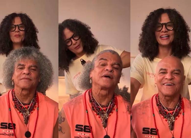 Carlos Valderrama, antes y después. El Pibe, un referente del fútbol colombiano. FOTO CAPTURA DE VIDEO INSTAGRAM PIBE VALDERRAMA.