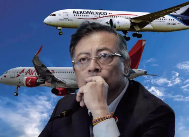 El expresidente Petro fue notificado de la cancelación de su tiquete. Avianca habría tomado la decisión para evitar exponerse a posibles sanciones de las autoridades estadounidenses. FOTO JUAN ANTONIO SÁNCHEZ Y GETTY