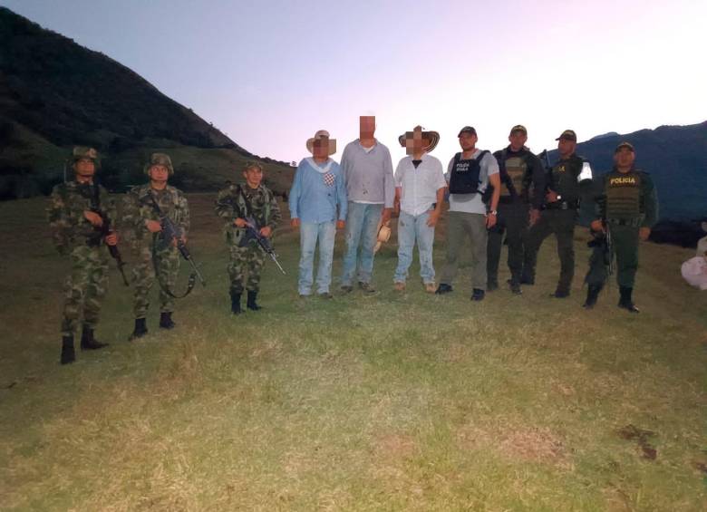 Hasta el momento no hay capturados tras el operativo de rescate. FOTO Cortesía