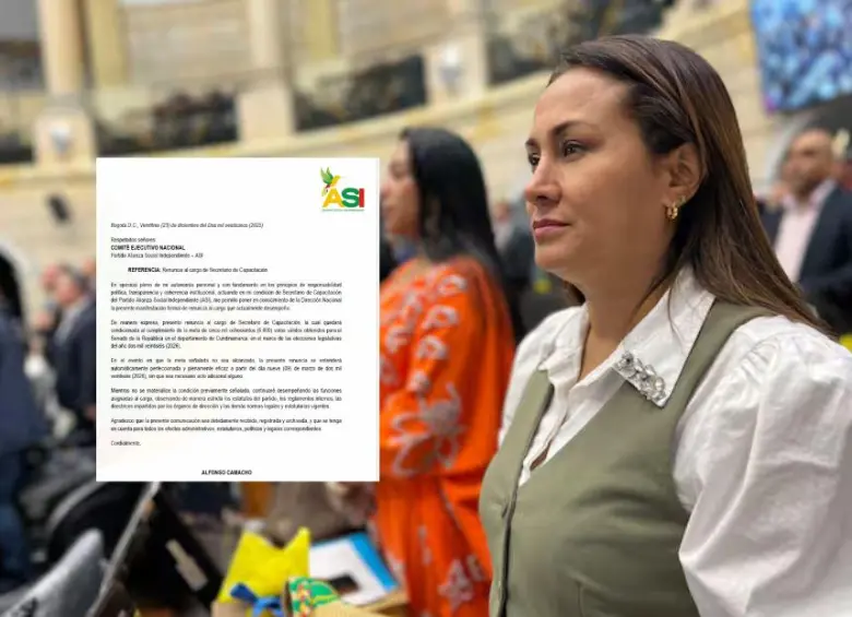 Congresista Berenice Bedoya, del partido ASI.