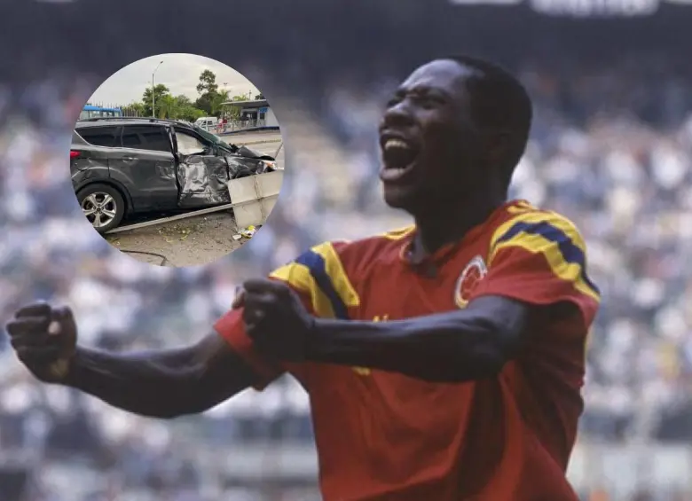 El jugador Freddy Rincón falleció en un accidente de tránsito, en Cali, el 11 de abril de 2022. Foto: AFP y redes