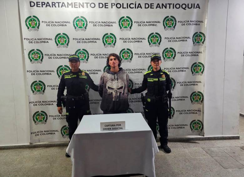 Capturaron al señalado de matar al papá en La Ceja/FOTO: POLICÍA NACIONAL