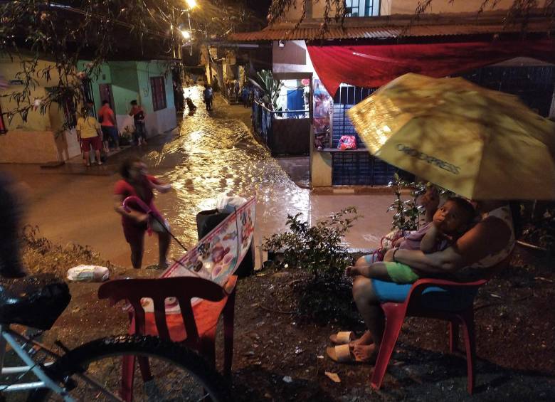 Imagen de referencia de inundaciones en el Urabá antioqueño. Foto: EL COLOMBIANO