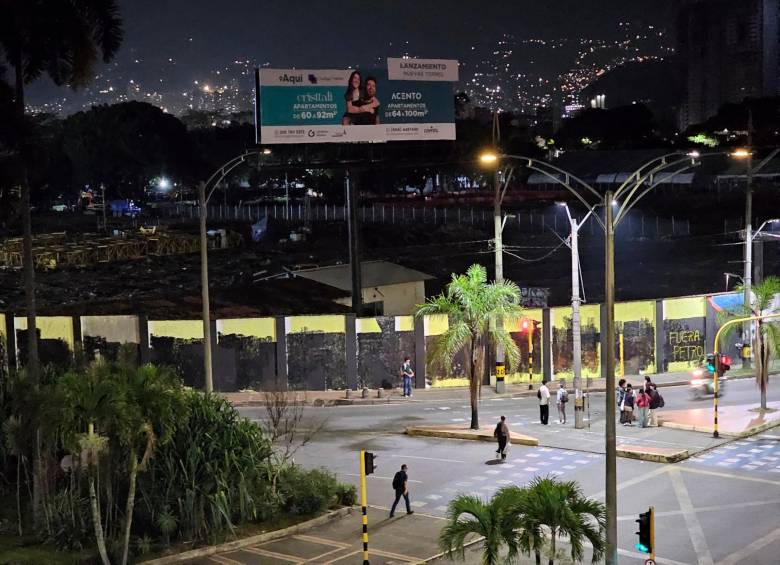 El mural fue borrado durante la noche del pasado 3 de febrero. FOTO: Cortesía @AndresGutyRod