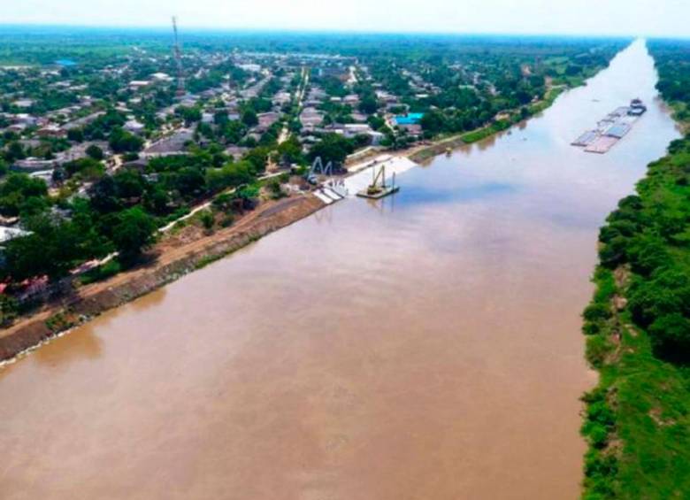 La iniciativa fluvial, a cargo de la Agencia Nacional de Infraestructura (ANI), además de recuperar ecosistemas degradados mitigará el impacto ante posibles inundaciones en la región. FOTO: Colprensa.