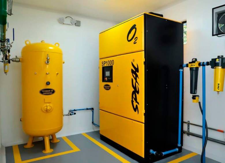 La nueva planta producirá hasta el 35 % del oxígeno requerido por el MUA para atender a sus pacientes, especialmente afectados por covid-19. FOTO CORTESÍA