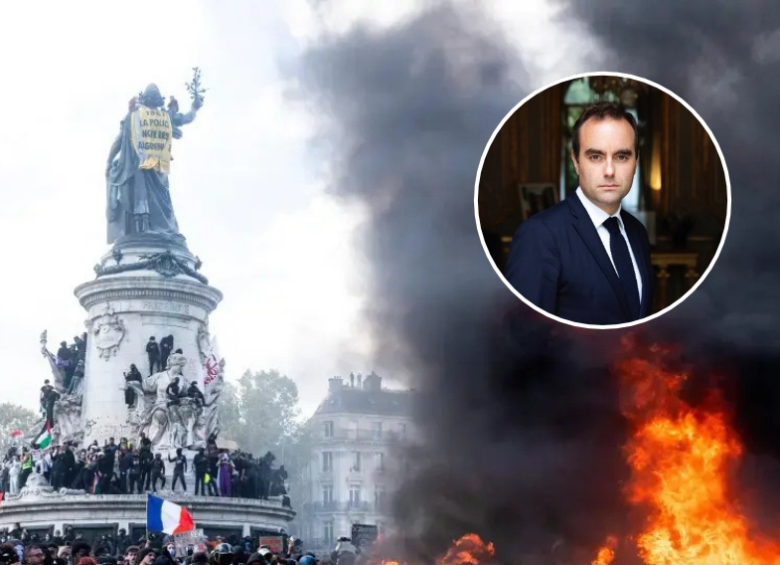El primer ministro, Sébastien Lecornu reportó una noche tranquila tras aplicar toques de queda en varias ciudades de Francia. FOTO: AFP / Tomado de X: @SebLecornu
